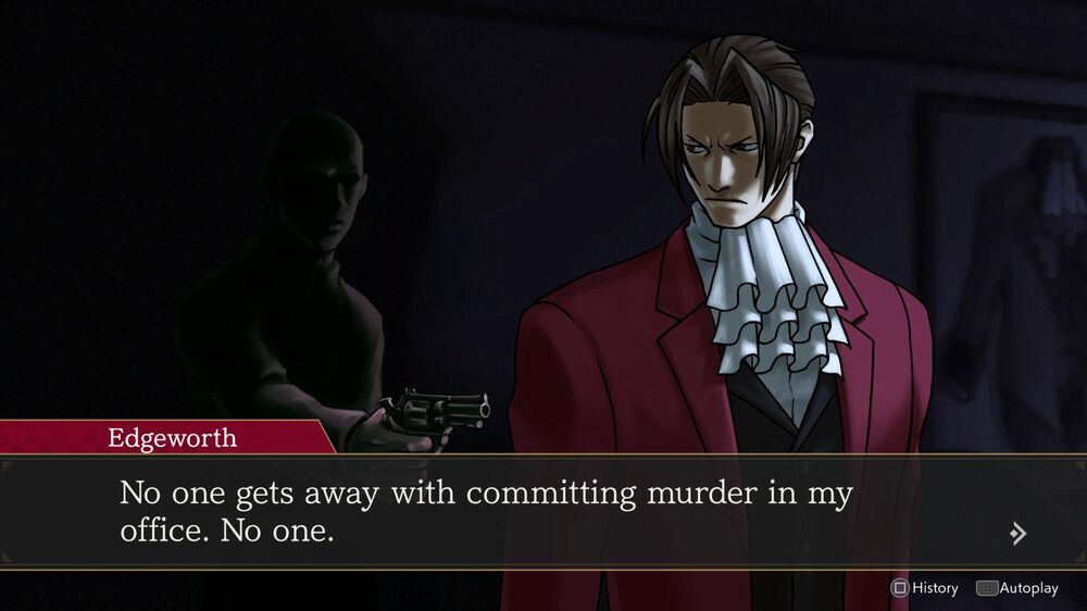 Mai scherzare con Miles Edgeworth Mai scherzare con Miles Edgeworth